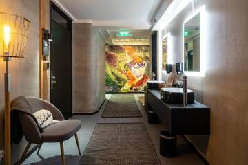 Фото номера Двухместный номер с 1 кроватью и общей ванной комнатой Хостелы Time Hostel &amp; Apartments г. Йювяскюля 14
