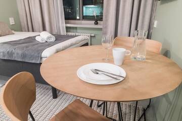 Фото номера Одноместный номер Апарт-отели Forenom Aparthotel Jyväskylä г. Йювяскюля 18